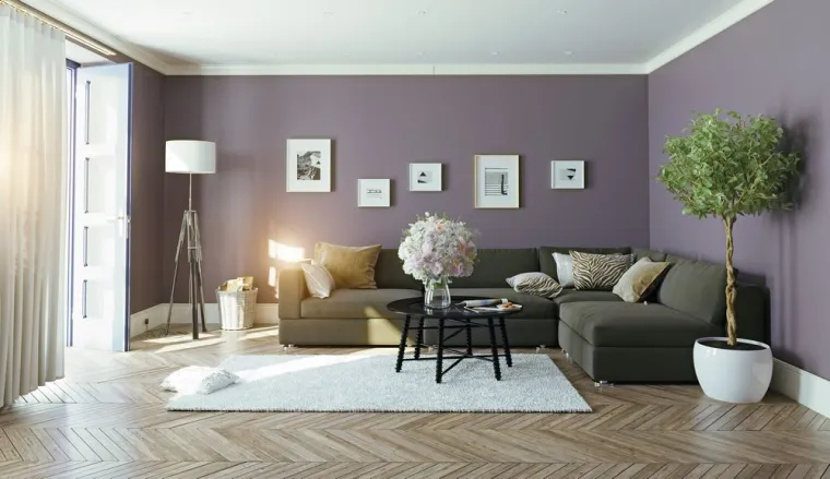 Peinture décorative salon, Villeurbanne, Milhan Déco