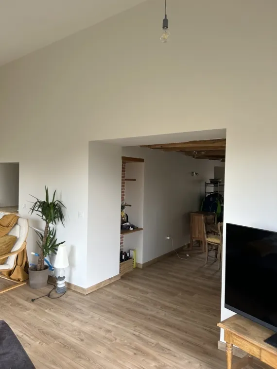 Milhan deco a fait la rénovation placo et peinture à Saint Priest , Villeurbanne, Milhan Déco