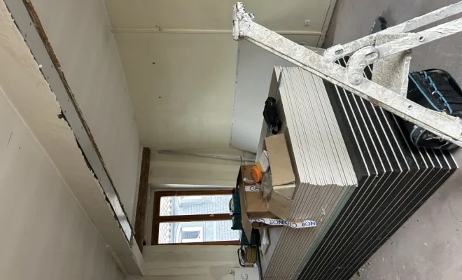 Rénovation d'un appartement avec pose de plaque de plâtre à Villeurbanne, Villeurbanne, Milhan Déco