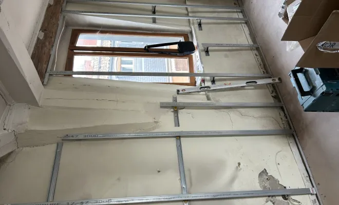 Rénovation d'un appartement avec pose de plaque de plâtre à Villeurbanne, Villeurbanne, Milhan Déco