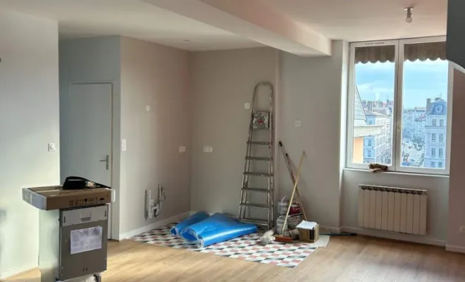 Rénovation complète d’un appartement avec peinture et mise en couleur à Villeurbanne, Villeurbanne, Milhan Déco